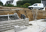 Réalisation des fondations à Pont-de-Veyle